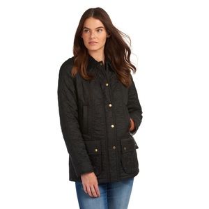 Women’s Barbour Black Beadnell Polarquilt Jacket